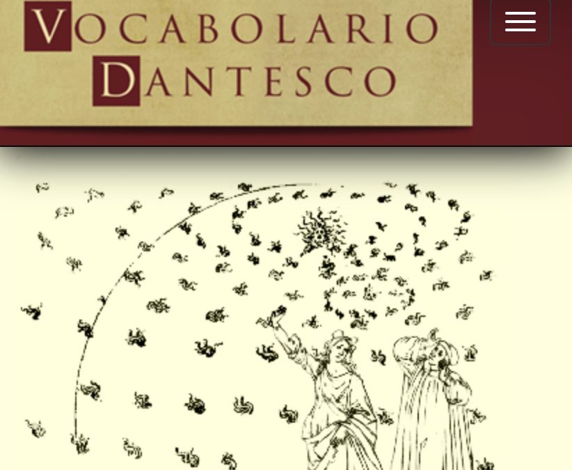 Vocabolario Dantesco, un site indispensable