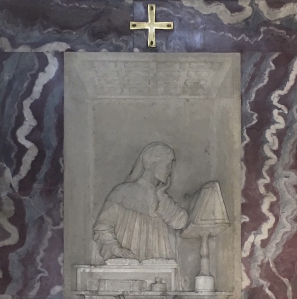 Croix offerte par Paul pour la tombe de Dante